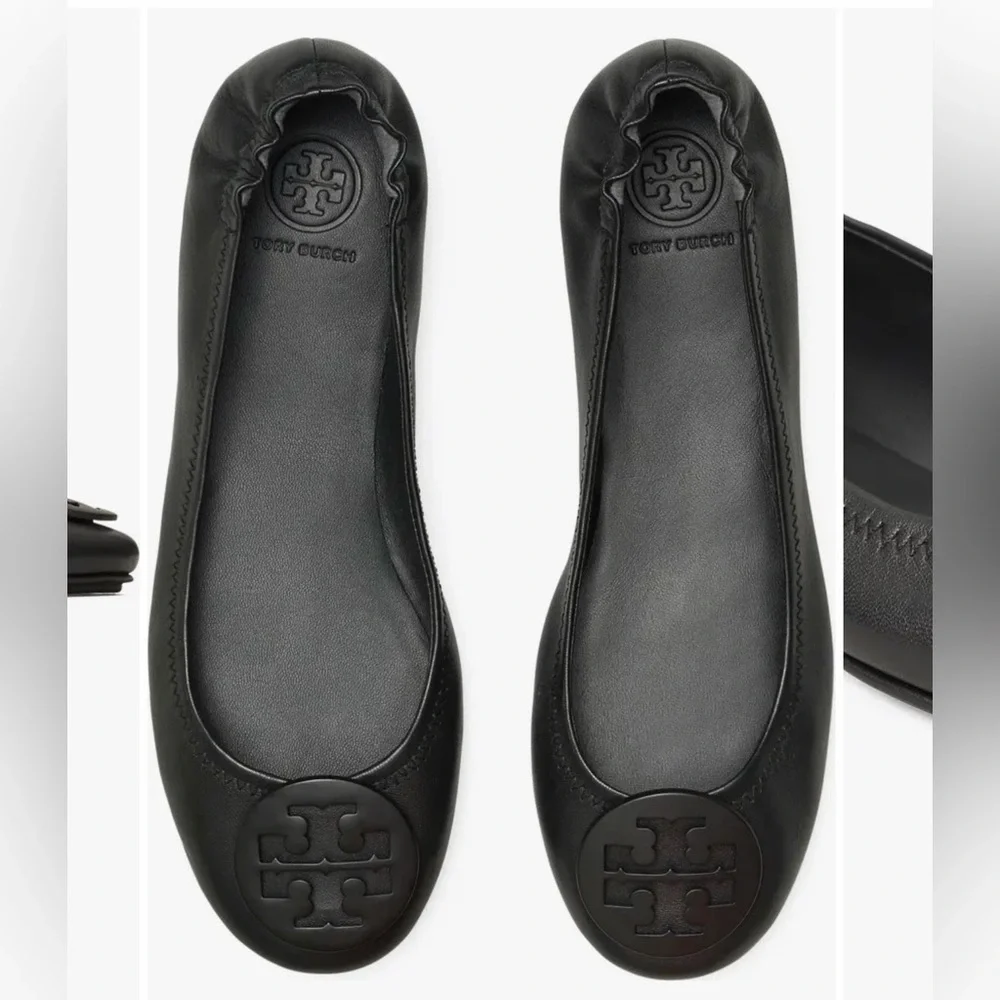Tory Burch mini travel ballet with logo - Picture 1 of 5
